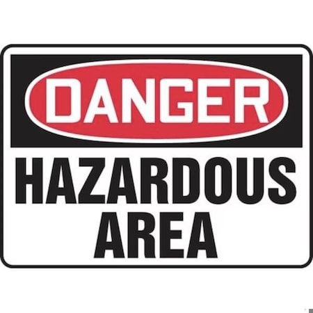 Accuform OSHA DANGER SAFETY SIGN HAZARDOUS MCHL088XL MCHL088XL